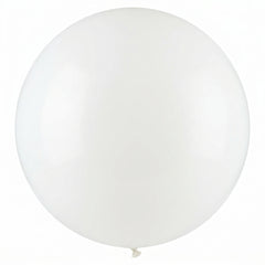 Classic White 24" Latex Balloons, 4-Pack