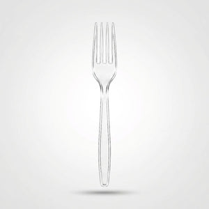Clear Plastic Forks - Pack of 20 - 7.5 in.