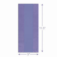 Purple Large Cello Treat Bags, 25-Pack