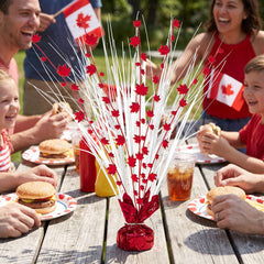 Canadian Maple Leaf Spray Centerpiece for Canada Day