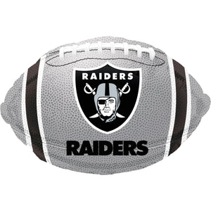 Las Vegas Raiders Football Junior Shape Foil Balloon | 18"