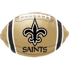 New Orleans Saints Football Shaped Balloon - 18 Inch Foil