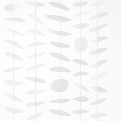 Large White Tissue Circle Backdrop Decoration