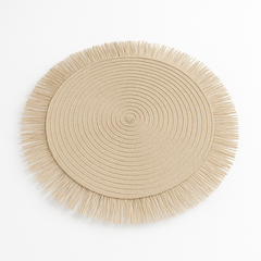Elegant Braided Paper Placemats for Weddings