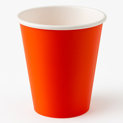 Vibrant Orange 12oz Paper Cups - Pack of 20
