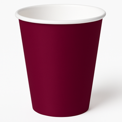 Berry Solid Color 9oz Paper Cups