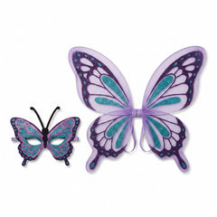 Deluxe Butterfly Flutter Eye Mask and Wings Set