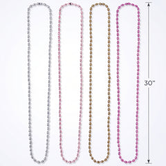 Team Bride Bachelorette Bead Necklaces - 24 Pack