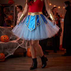 Adult Wonder Woman Halloween Tutu Skirt