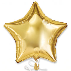 Gold Star Foil Balloon - 18-inch
