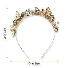 Golden Butterfly Halloween Headband