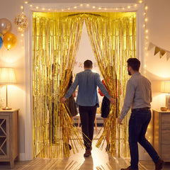 Sparkling Metallic Door Curtain