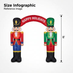 Christmas Nutcracker Inflatable Archway