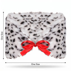Disney 101 Dalmatians Cruella De Vil Faux Fur Shrug - Halloween Costume Accessory