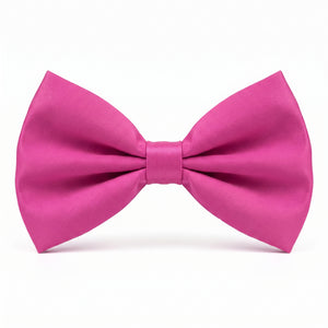 Bright Pink Bow Tie Costume Accessory