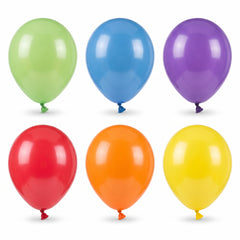 Assorted Mini Latex Balloons - 5 In. | 50 Pack