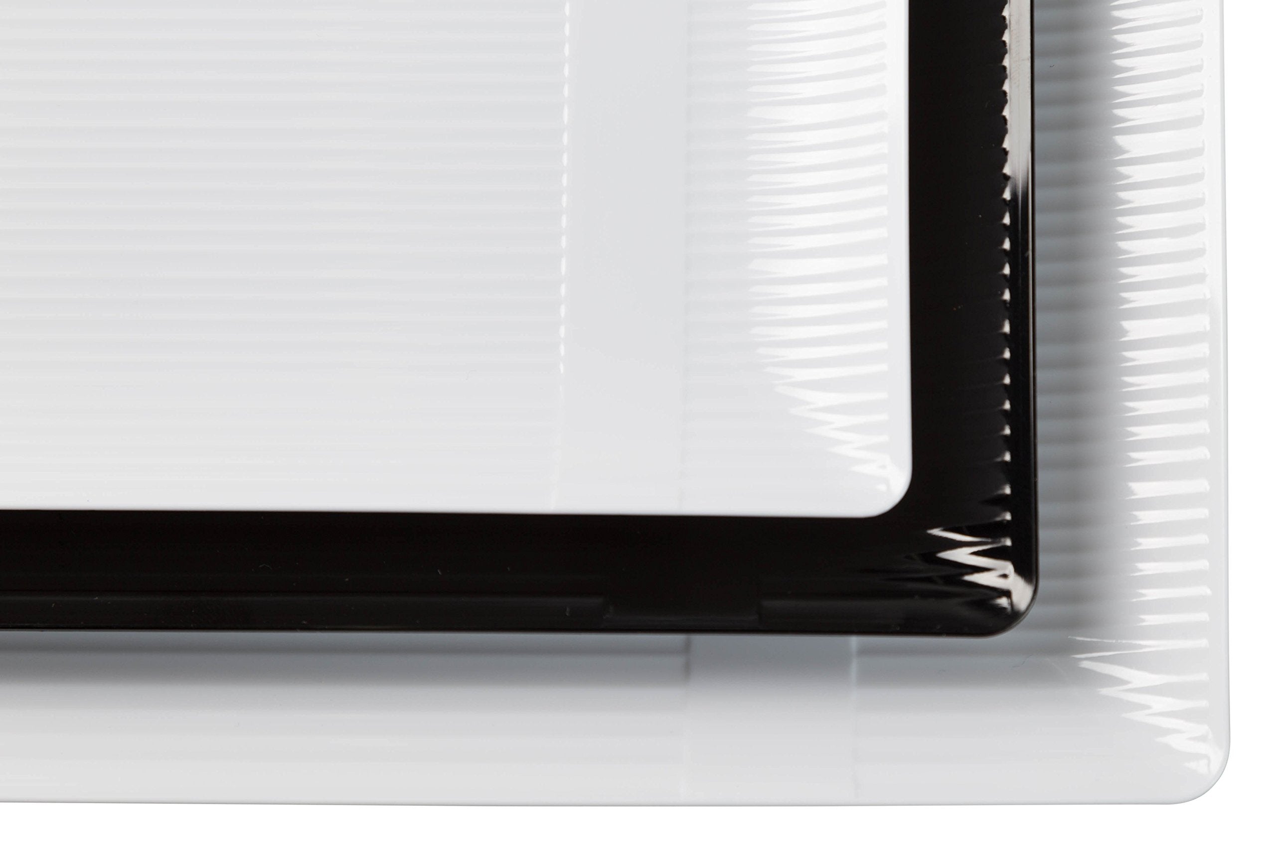 7.5 In. White Zen Design Plates | 10 Count