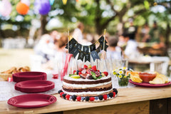 7 In. Burgundy Plastic Plates | Case of 600