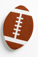 Football Shaped Beverage Napkins - 40 Pack