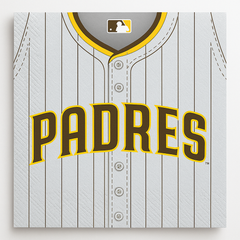 San Diego Padres MLB Luncheon Napkins - 6.5 In. x 6.5 In.