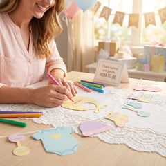 Baby Shower Autograph Garland