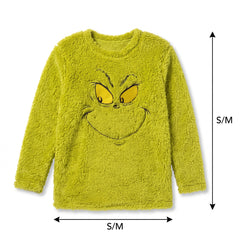 Grinch Pull-Over Sherpa Sweater - S/M