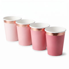 Rose Gold Foil Party Cups - 9 oz.
