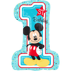 Mickey Mouse 1st Birthday SuperShape Foil Balloon