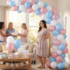 Gender Reveal 5-Inch Latex Balloons - 25 Pack
