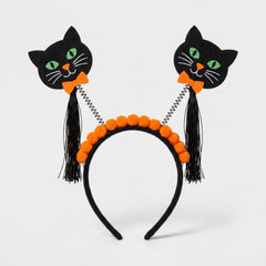 Halloween Tassel Kitty Cat Headbopper