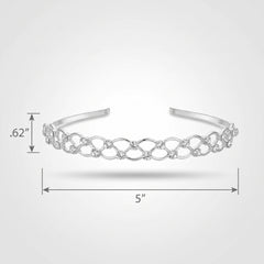 Elegant Bridal Gemstone Headband