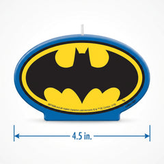 DC Justice League Batman Birthday Candle - 4.5-Inch Cake Topper