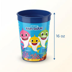 Baby Shark Reusable Party Favor Cup, 16 oz