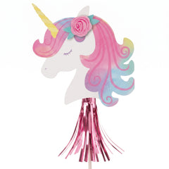 Enchanted Unicorn Centerpiece Stick for Kids Birthday