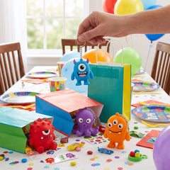 Monster Keychains Value Pack - 12-Piece Set for Kids' Birthday Parties
