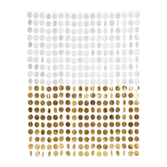 Gold Tissue Circle Backdrop Decoration