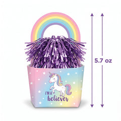 Enchanted Unicorn Balloon Weight - "I'm a Believer" Tote