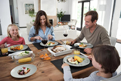 10"" Blossom Circle Design Plastic Plates (10)