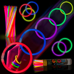 Unleashed - 8in. Assorted Glow Bracelets (100)