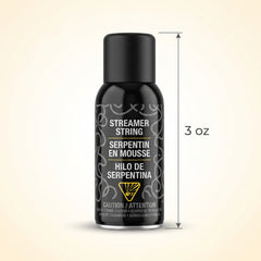 Black Streamer String Spray - 3 oz Party Accessory