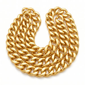 Large Gold Chain Necklace - 39 Inch Rapper Costume Accessory