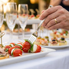 Elegant Silver Mini Appetizer Forks - 4 In. | 30 Count