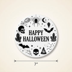 Spellbound Halloween 7" Round Paper Plates