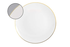 8 In. Classic Gold Design Plates | 10 Count