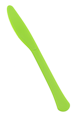 Kiwi Heavyweight Plastic Knives - Solid Color Collection