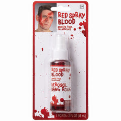 Blood Red Spray - Realistic Costume Accessory, 2 oz