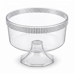 Clear Rhinestone Plastic Trifle Container