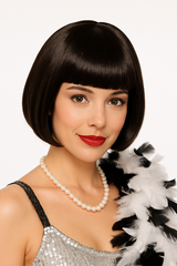 Classic Flapper Wig - Vintage Glam Costume Hairpiece