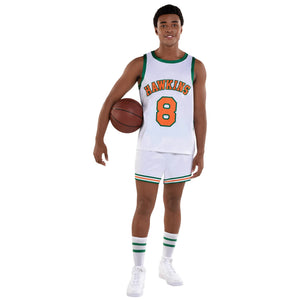 Men's Stranger Things Lucas Basketball Uniform Halloween Costume - Adult One Size