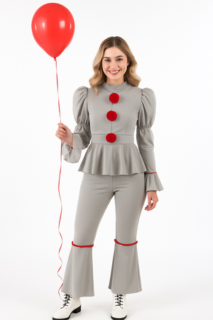Women's Pennywise Halloween Costume - IT Chapter 2 - Adult 2XL (18-20)